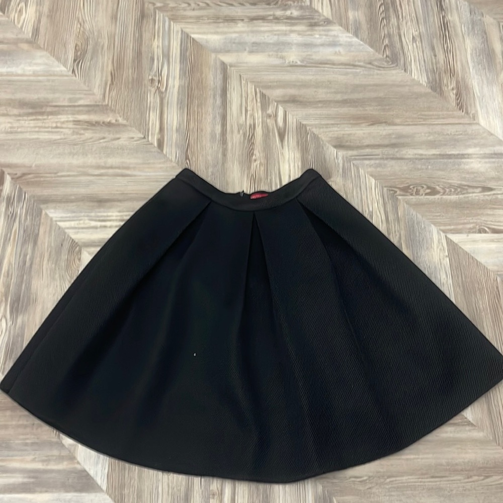 High quality, black, A-line skirt, Saks, fifth avenue size large